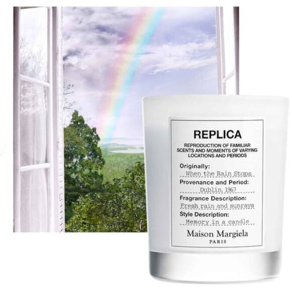 REPLICA When the Rain Stops Scented Candle NIB - Picture 2 of 7